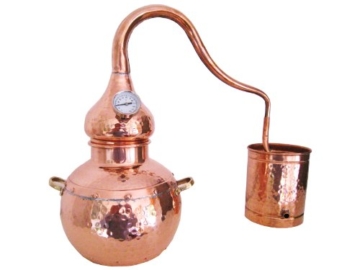 Dr. Richter – Destille 2,0 Liter – Alambic Classico – mit Thermometer